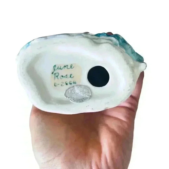 Rare Vintage Napco June Rose Girl Figurine Hand-Painted Porcelain Japan - Picture 4 of 5